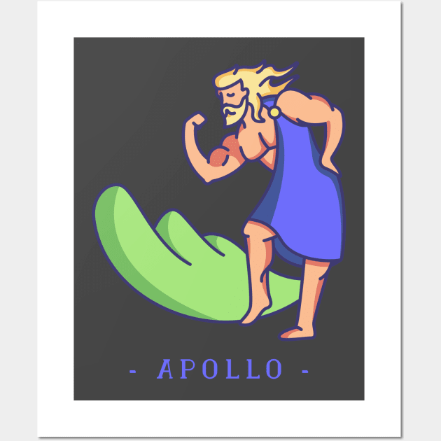 Apollo Greek Mythology Wall Art by MimicGaming